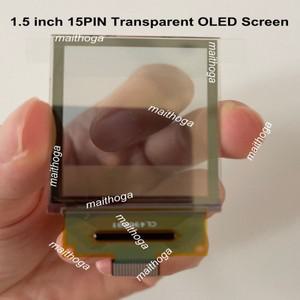 IPS 1.5인치 15PIN SPI 65K 풀 컬러 투명 OLED 스크린 LD7138 드라이브 IC 128(RGB)*64