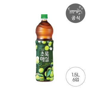 웅진식품 초록매실 1.5L 6개