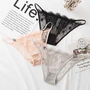 빅사이즈 시스루 망사 끈팬티 여성 레이스 섹시 팬티