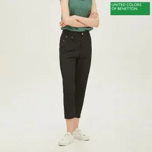 베네통 코튼 밴딩 데님 팬츠 BADPB4331_BK