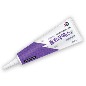 지쎈 울트라맥스겔 220g 강력한 식독제 퇴치제 바퀴벌레약 바퀴약 치사율 95% 24시간이내 박멸 먹이통 20개