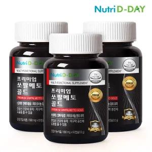 뉴트리디데이 프리미엄 쏘팔메토 골드 3병 180캡슐 6개월분