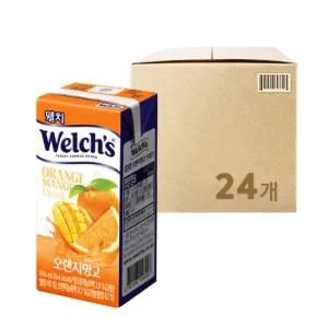 Welchs 웰치 주스 (오렌지망고) 190ml x 24개