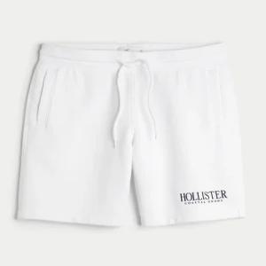 HOLLISTER 플리스 로고 그래픽 반바지 9인치