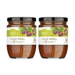 복음자리 무농약 무화과잼 350g + 350g 음료베이스 홈카페 간식 탕비실 자취 선물 350g
