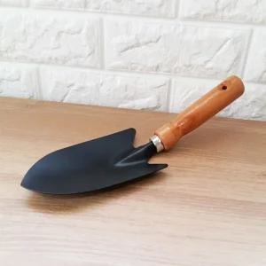 나무손잡이 모종삽) 경량 꽃 삽 화분 원예 화단 모종/모종삽/정원/용품/도구/플라스틱/텃밭/농기구/꽃삽