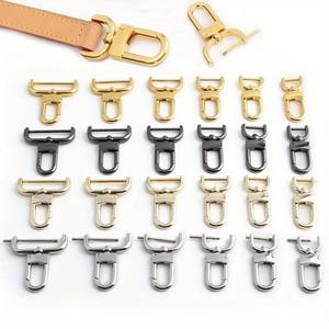 금속 탈착식 후크 트리거 클립 벨트 버클 후크 쉬운 수리 가죽 공예 가방 벨트 나사 카라비너 3mm 6mm 9mm