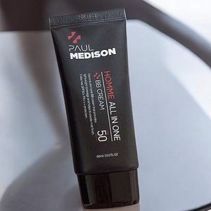 폴메디슨 옴므 올인원 비비크림 자연스러운 피부톤 60ml 1개 SPF50+ 대용량