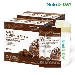 뉴트리디데이 리얼초코 다이어트쉐이크 28포 + 쉐이크컵 + 증정
