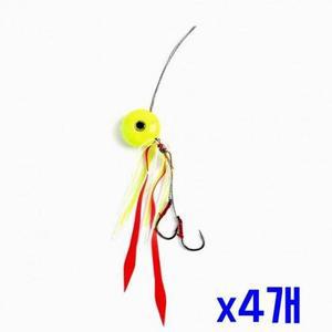 [셀러허브]훅 루어낚시용품 유동식 (옐로우) 세트(40g) x4개 (3eXDS) (S30022732)