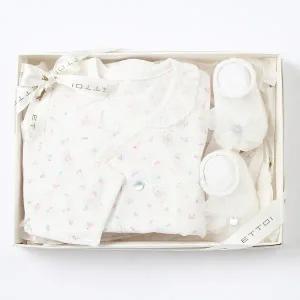 [롯데백화점]에뜨와 레이디배내저고리&양말SET 07R317081 [출산,신생아,축하선물,여름저고리]