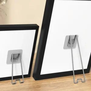 탁상 액자 지지대 2p 중형 대형 포스터스탠드 전시대 사진 받침대 그림 철제 DIY 제작 테이블
