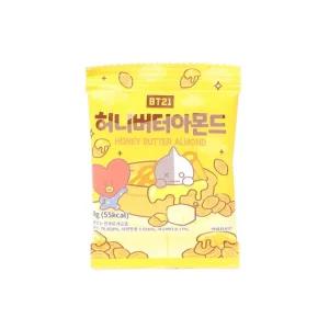 BT21 허니버터아몬드 10g(1타 20개입) 26.06.12과자 간식 디저트 온가족 패밀리 식후 티타임 맛있는 어린이