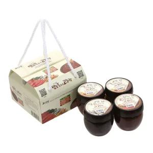 팜맛짱 볶음고추장4구세트 특판 답례품 선물용 홈캉스 GSTK 몸에좋은소 웰빙 소고기 황태