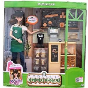 미미월드 카페에서바리스타 인형 역할 놀이 장난감