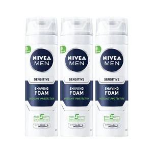 니베아 맨 센서티브 쉐이빙 폼 면도크림 200ml x 3개