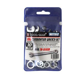 툴맨 미니조합렌치 SET TM-1010CM (10PC) / 4~11mm 콤비스패너