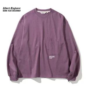 [유니폼브릿지]ae logo l/s tee pink