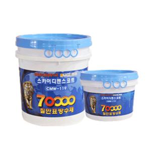 칠만표 CMW-119 방수제 스카이 디펜스코트 15kg 초속건 탄성도막 방수제 화장실 욕실 타일방수