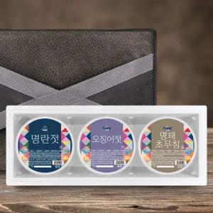 속초젓갈 알찬 선물세트 2호 /명란+오징어+명태초무침/ 각500g