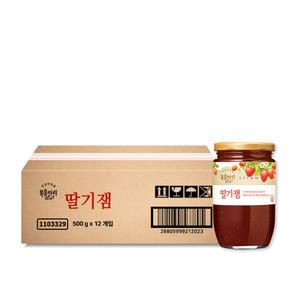 복음자리 딸기잼500g 1박스 (12입)
