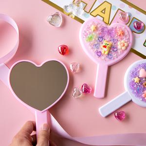 데코덴 손거울 꾸미기 DIY 키트 크림 파츠 부자재 취미 단체 놀이 솜씨키트