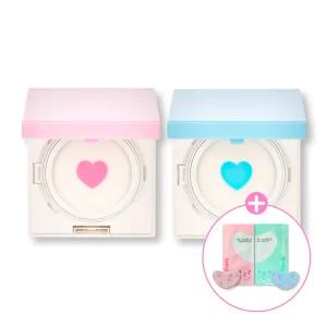 프롬키즈 하트 보습 크림밤 팩트 2종 유아 어린이 초등 판테놀 마데카 수딩 로션 