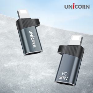 UNICORN CT-200A C to 8핀 아이폰 아이패드 OTG 변환젠더 휴대용 미니컨버터 PD30W고속충전