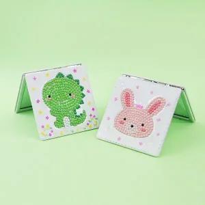 정인아트 정사각양면거울 (8x8cm) + 보석십자수 세트