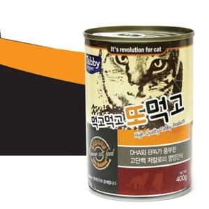 테비 고양이 간식 캔 고양이 사료 참치캔 400g 48캔 (WDD6B6B)