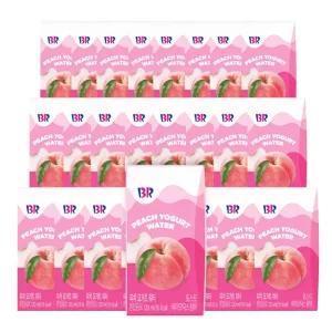배스킨라빈스 과즙워터 120ml 24팩 외 13종 던킨 스파클링 / 레인보우샤베트 유치원간식 유치원음료 어린이집음료