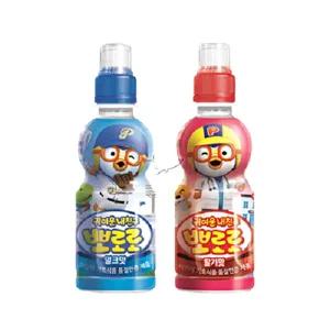 뽀로로음료수 혼합 밀크/ 10개+딸기/ 10개 총20개