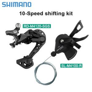 변속기 시마노 데오레 M4100 10 S 그룹셋 MTB 시프터 레버 10V 리어 드레일러 M4120 산악자전거 RD 스피드 키트