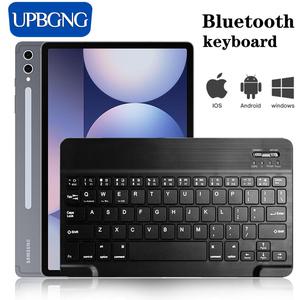 삼성 갤럭시 탭 S10 S9 S8 FE A9 플러스 태블릿 키보드 마우스 용 범용 무선 iPad Pro 11