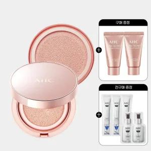 AHC 아우라 시크릿 톤업 쿠션 15g + 리필 15g +(GIFT) 톤업크림10g 2개 + 전구매 샤쉐