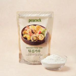 피코크 영양강화 밀가루를 사용한 튀김가루 1kg