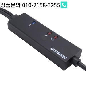 DOREMiDi MTU-10 MIDI-USB 케이블 변환기(표시등 ) FTP 처리 칩