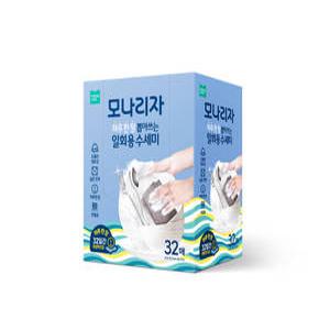 모나리자 하루 한 장 뽑아쓰는 일회용 수세미 32매 1+1+1개(총 96매)