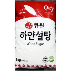 백설탕(삼양 3K)/CJ/갈색/설탕/흑설탕/하얀/설탕15KG/백설탕/비정제/큐원/황설탕/1KG/설탕3KG