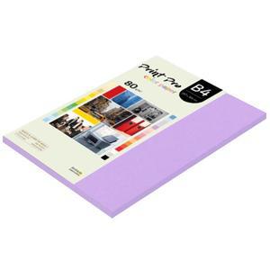 종이문화 프린트프로 얇은 칼라 복사지 80g B4 No.21 퍼플 85매 양면 색상지 색도화지 A4용지 색지