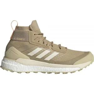 Adidas 남성용 Terrex 프리 하이커 하이킹 부츠 베이지 톤/원더 화이트/펄스 앰버 592661