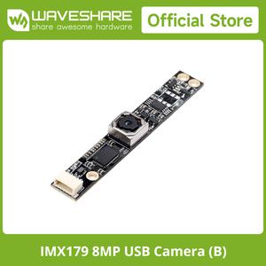 Waveshare USB 카메라 고정 초점 자동 2.0 75  필드 PC 노트북 라즈베리 파이 젯슨 나노용 IMX179 8MP