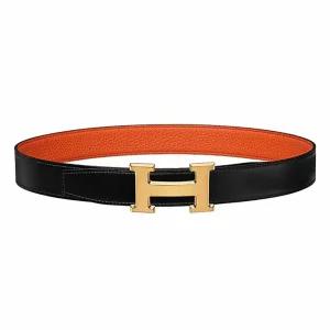 Hermes/에르메스 남성 벨트 메탈 h 버클 양면 38mm 벨트H077971CAAA