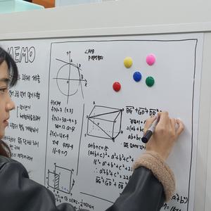 화이트보드 시트지 600x900 붙이는 탈부착 자석 소형
