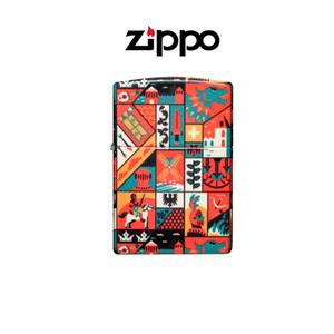 ZIPPO 48786 Old Ages 지포 라이터 올드 에이지 디자인  540도 컬러 프린팅