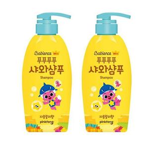 베비언스 유아바디워시 핑크퐁 푸푸푸푸 아기바디워시 유아샴푸 샤와샴푸 380mlx2개