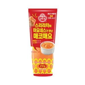 오뚜기 스리라차와 마요네스가 만난 매코매요 210g 1개