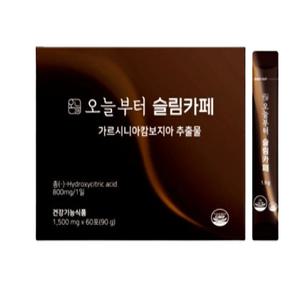 오늘부터 슬림카페 PRO 1500mg x 60포 다이어트 커피 혈당관리