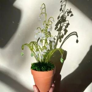 비즈 화분 만들기 세트 비즈식물 DIY 키트 공예 장식 조화