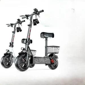 전동킥보드 퀵보드 바이크 대리기사 안장 32km 전기스쿠터 800W 접이식